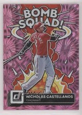 2022 Panini Donruss Bomb Squad Pink Fireworks Nick Castellanos Nicholas 0j9y