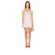 LoveShackFancy Avine Mini Dress in Cherry Spritz Polka Dot 6