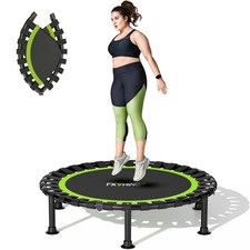 Foldable Mini Trampoline, 36"/40"/48" Rebounder Trampoline for Adults  Kids,...