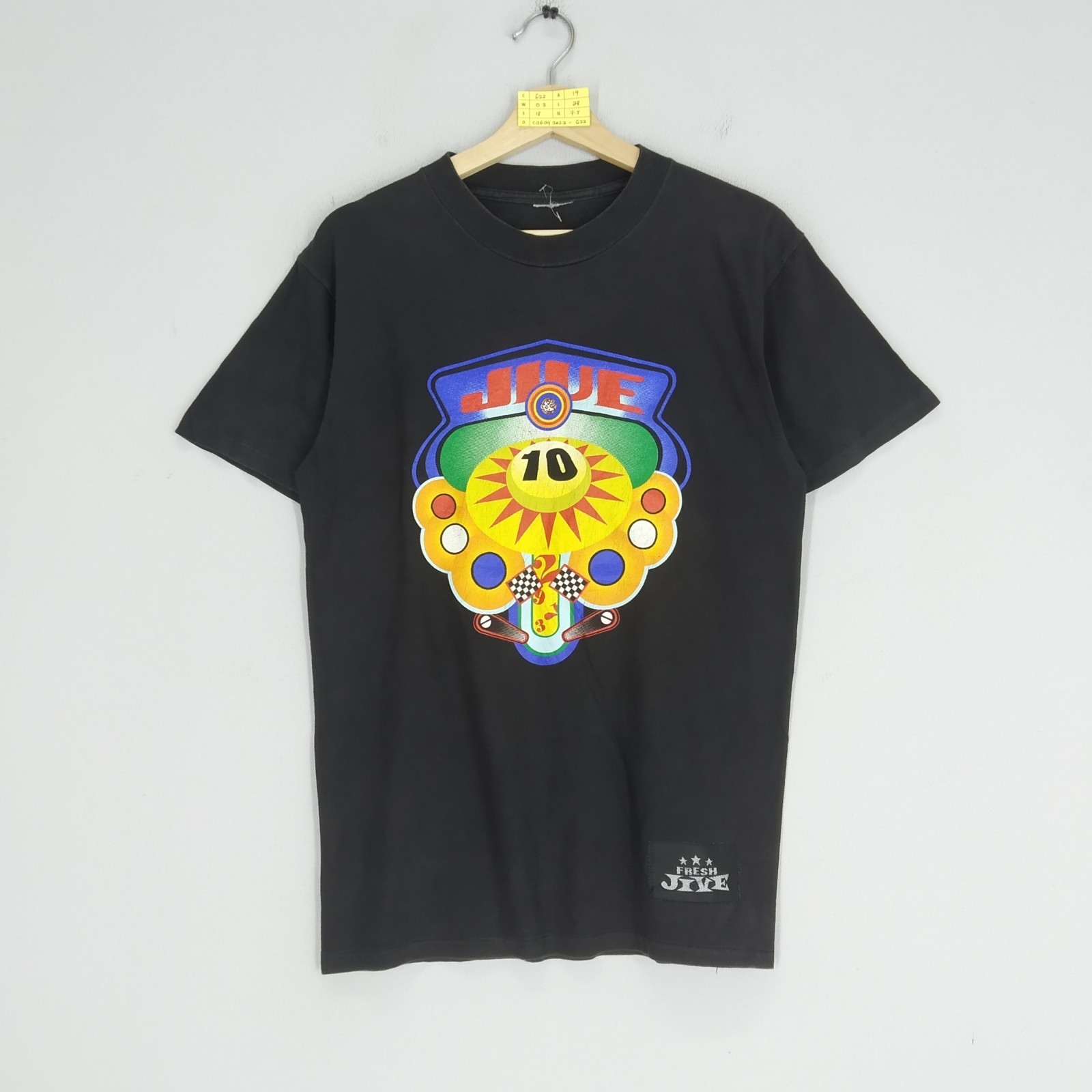 Vintage 90s Freshjive Raw Vibes Big Logo Streetwear Freshjive t shirt M