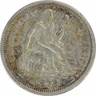 1878 Liberty Seated Silver Dime EF Uncertified #133