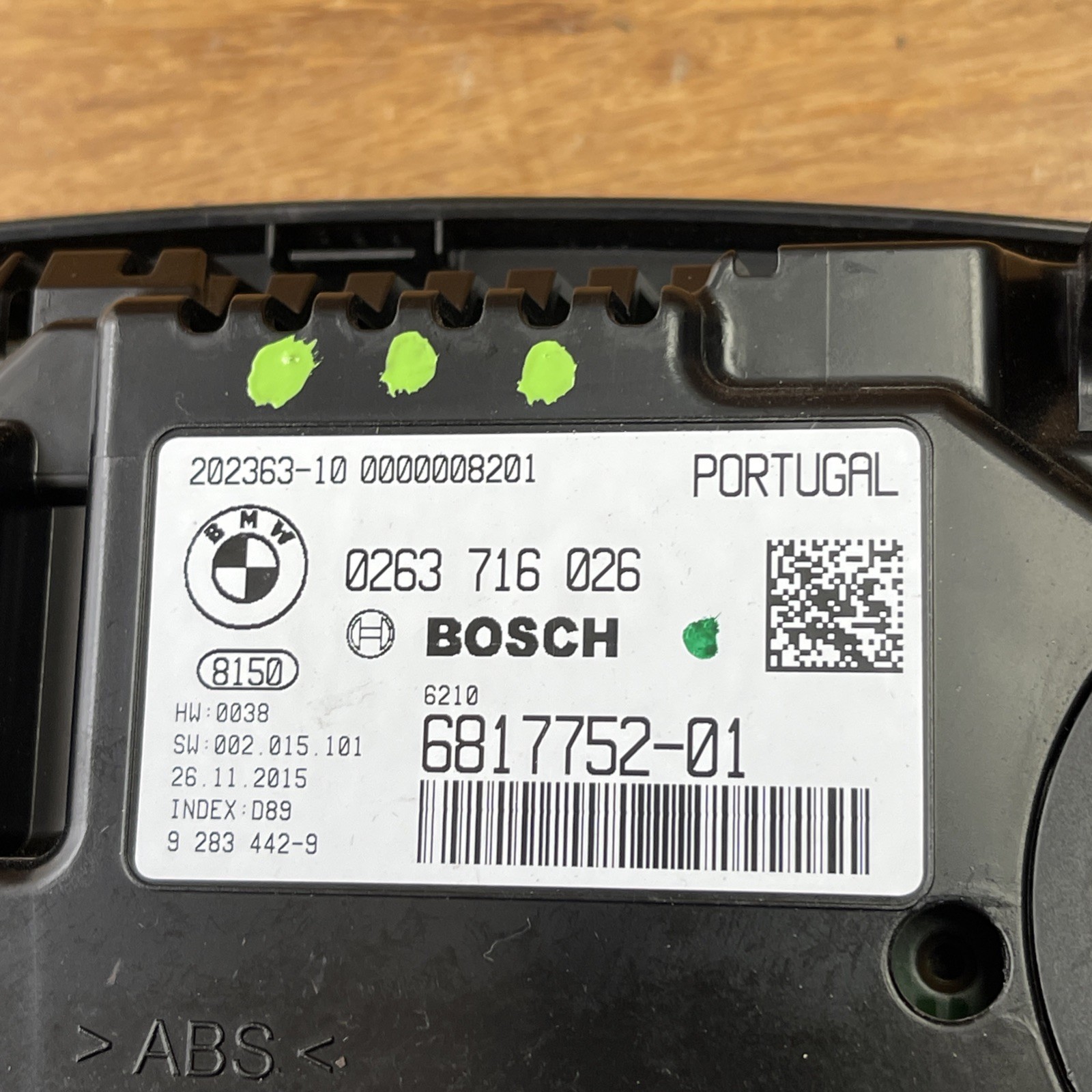2016-2020 BMW i8 I12 Speedometer Instrument Cluster Display Screen OEM