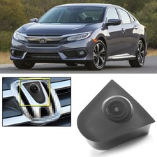 Wide Degree CCD Car Front View Camera Logo Embedded for Honda Civic 2016-2018 17