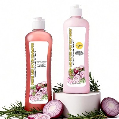 GROEI 2Pcs Onion Biotin and Rosemary Shampoo & Conditioner Set Shampoo de Ceb...