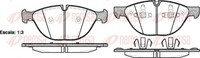 Remsa Bremsbelagsatz Scheibenbremse 1298.00 FüR X5 F15 E71 X6 BMW E70 E72 F85