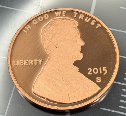 2015-S Lincoln Shield Cent Proof — photo from the most recent tracked eBay sale