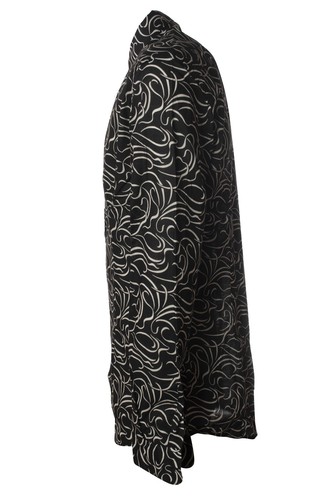 Daniele Alessandrini Man Camicia Slim Fantasia Nero 6505 - Bild 2 von 3
