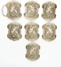 Ornate 800 Silver Bali Indonesia Belt with Birds (1/2 of the Original Belt)