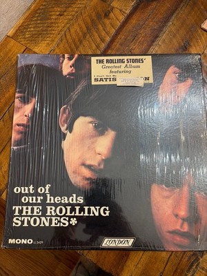 ROLLING STONES Out Of Our Heads LP 1965 MONO in SHRINK w/ Rare SATISFACTION Hype