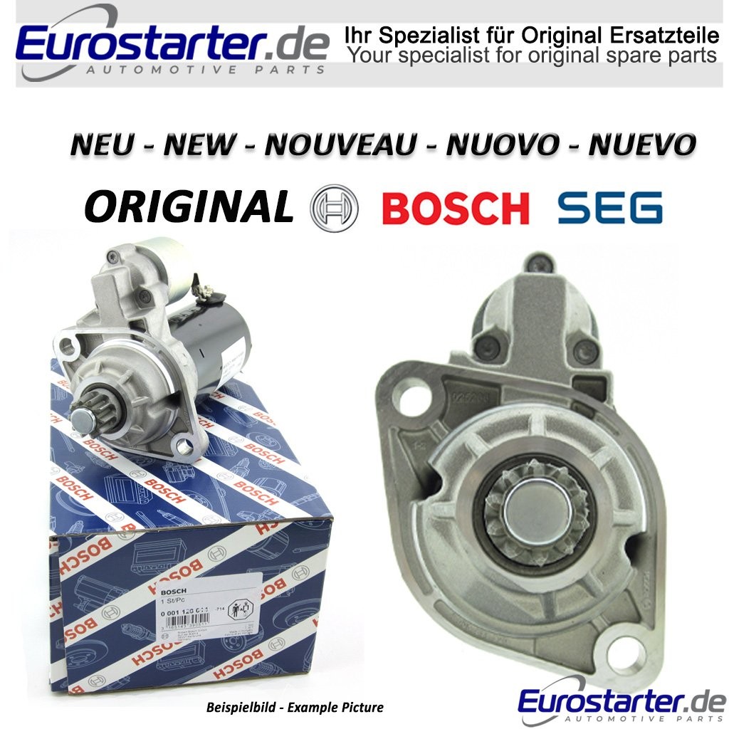 1*** Starter Bosch SEG New OE- 0001108063 For Bmw 1500 1502 1600 1602 1800 180