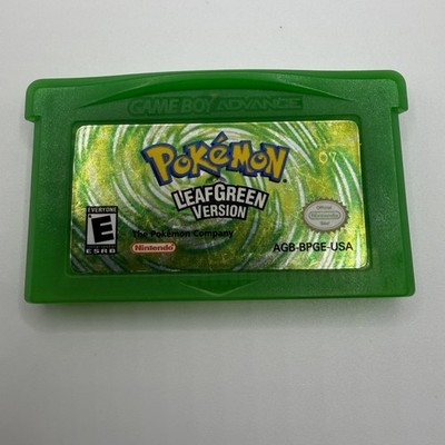 Pokemon LeafGreen Version (Nintendo Gameboy Advance, 2004) GBA Authentic Tested