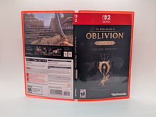 Elder Scrolls IV Oblivion Remastered Deluxe - No Game Switch 2 Red Game Case