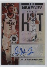 2019-20 Panini NBA Hoops Premium Stock Justin Wright-Foreman #HS-JWF Auto 1r8u
