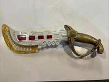 Rare VNTG 1993 Bandai Mighty Morphin Power Rangers White Ranger Sword No Working