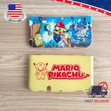 For Nintendo New 3DS XL 3DS LL Snap on Case Top  Bottom Protective Cover Shell