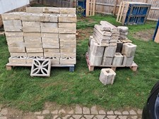 decorative leaf blocks and pillar blocks 