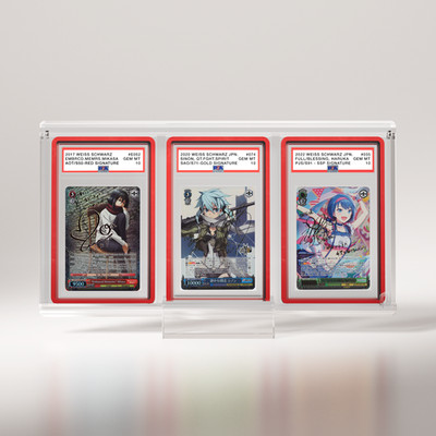 Phantom x GradedGuard PSA/CGC TRIPLE (Prism) Crystal Acrylic TCG Card Case