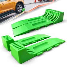4 Pack Tire Skates with Interlocking  Expandable Design - Heavy Duty Tow Tru...
