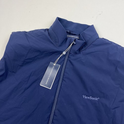 NEW Holderness & Bourne The King Blue Performance Vest Golf Size XL Company Logo - Picture 2 of 8