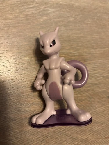 1999 Vintage Nintendo Pokemon MewTwo Burger King Meal 4” Toy Figure Collectible