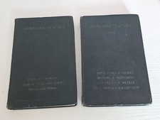 Workshop Practice Vol 1 & II 1940s Books Practical Work Draughtsman Mechanic Etc