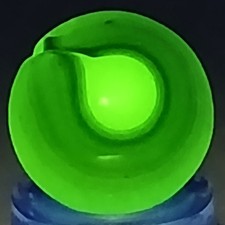 Jabo Peewee Marble .48 Inches UV Reactive Near-Mint Condition Combined Shipping