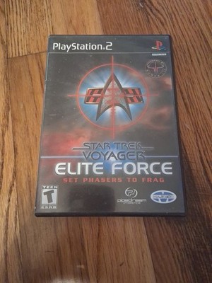 Star Trek Voyager Elite Force PlayStation 2 With Manual