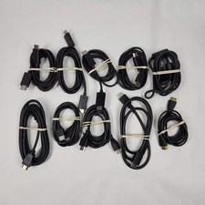 Lot of 10 HDMI Cables Used - Various Lengths