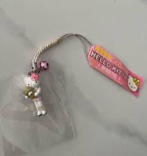 Sanrio Hello Kitty Charm GOTOCHI Phone Strap shibuya tokyo 2004 Rare Japan