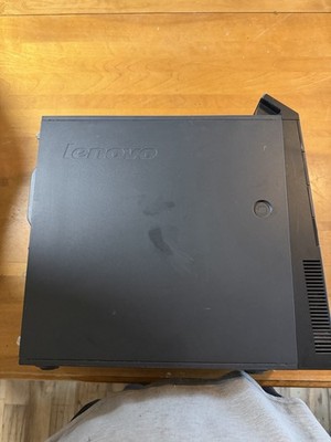 Lenovo ThinkCentre M Series Tower Desktop Windows 7 VGA USB Optical Drive Black