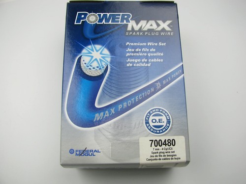 Powermax 700480 Ignition Spark Plug Wire Set - for 1990-1993 Geo Storm 1.6 SOHC - Picture 2 of 3