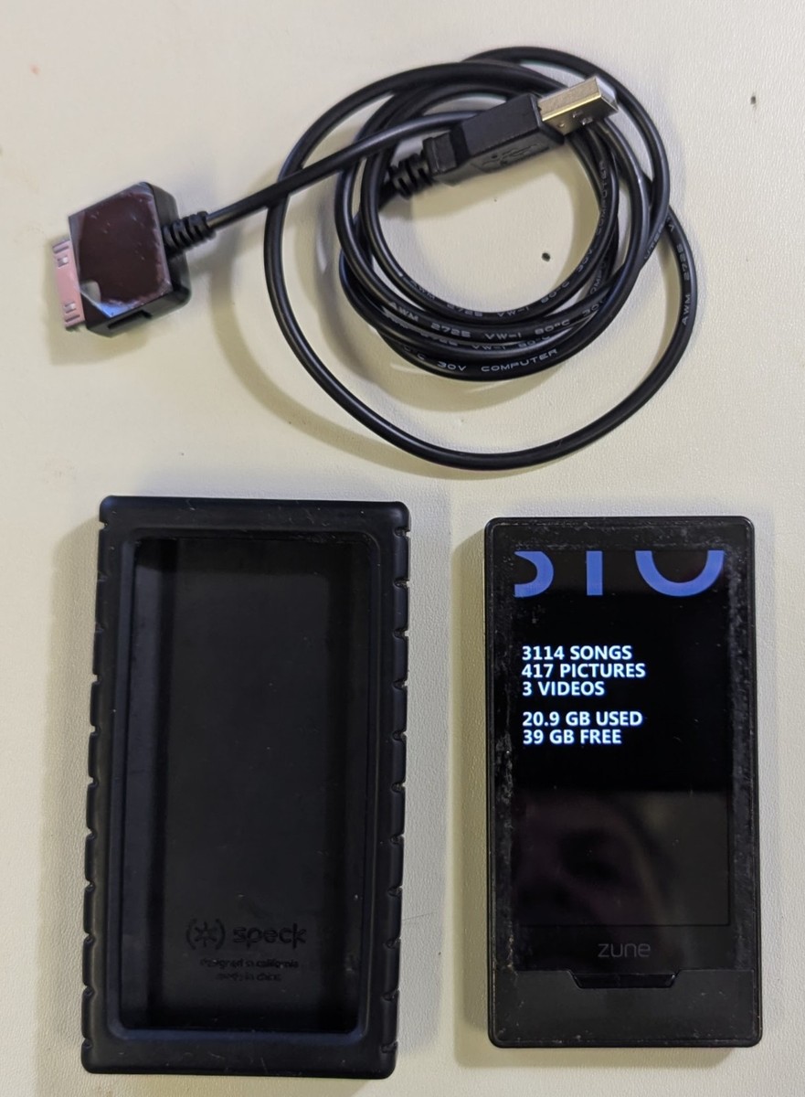 Microsoft Zune HD 64GB Player with cable and Speck case bundle