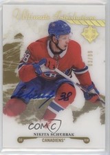 2017-18 Ultimate Collection Gold Spectrum 3/99 Nikita Scherbak #UI-4 Auto 8tn