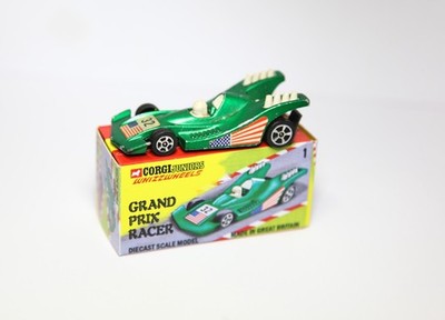 Corgi Juniors No 1 Grand Prix Racer - Original & Free Reproduction Box