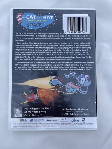 New Sealed Children's DVD The Cat in the Hat knows a Lot about Space movie - Picture 10 of 10