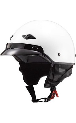 LS2 Bagger 568-3025 - XL Gloss White Motorcycle Helmet - NEW