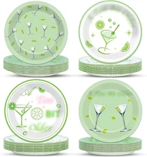 48Pcs Building Block Birthday Party Paper Plates for Building Bricks Themed