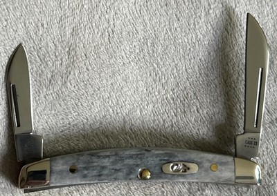 Case XX Small Congress Knife Pocket Worn Crandall Jig Gray Bone 6266 CS