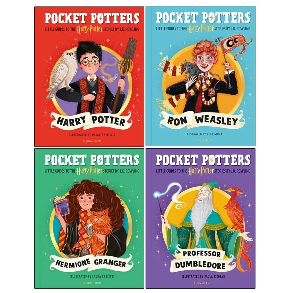 B&Q - Pocket Potters: Little Guides To The Harry Potter Stories 4 Books Collection Set By J.k. Rowling (Harry PotterRon WeasleyHermi - Image 3