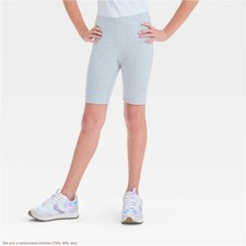 Girls' Bike Shorts - Cat  Jack Gray M SEE DEAL  