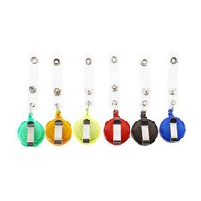 12 Pcs Nurse Badge Holder Clips for Nurses Reel Display Cards Circular