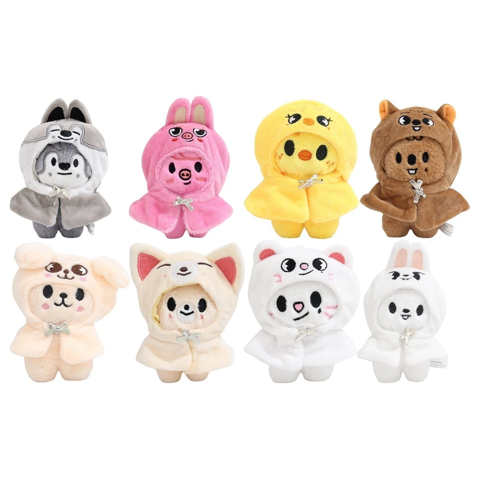 Kpop Stray Kids Seoul FM Concert SKZOO Cape Cartoon Plush Doll Keychain Felix