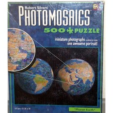 Robert Silvers Photomosaics Planet Earth Jigsaw Puzzle 513 Pieces