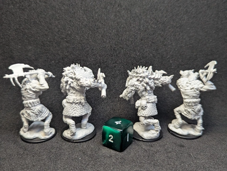 Wizkid's Miniatures - упаковка гноллов (4) для Dungeons and Dragons - Изображение 2 из 2