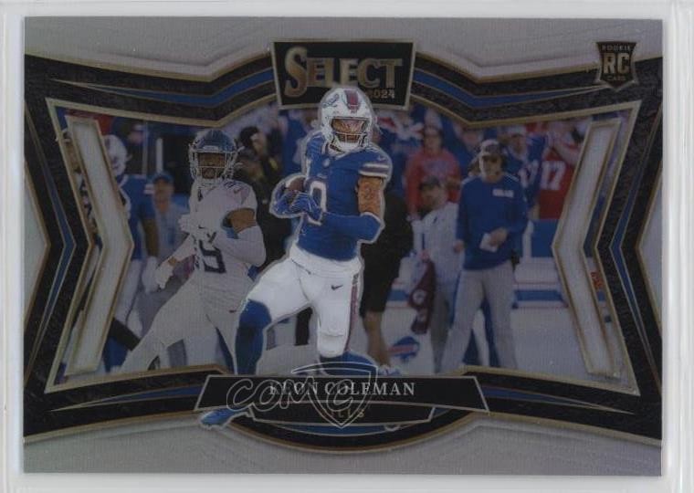 2024 Panini Select Field Level Silver Prizm Keon Coleman #458 Rookie RC 05zk