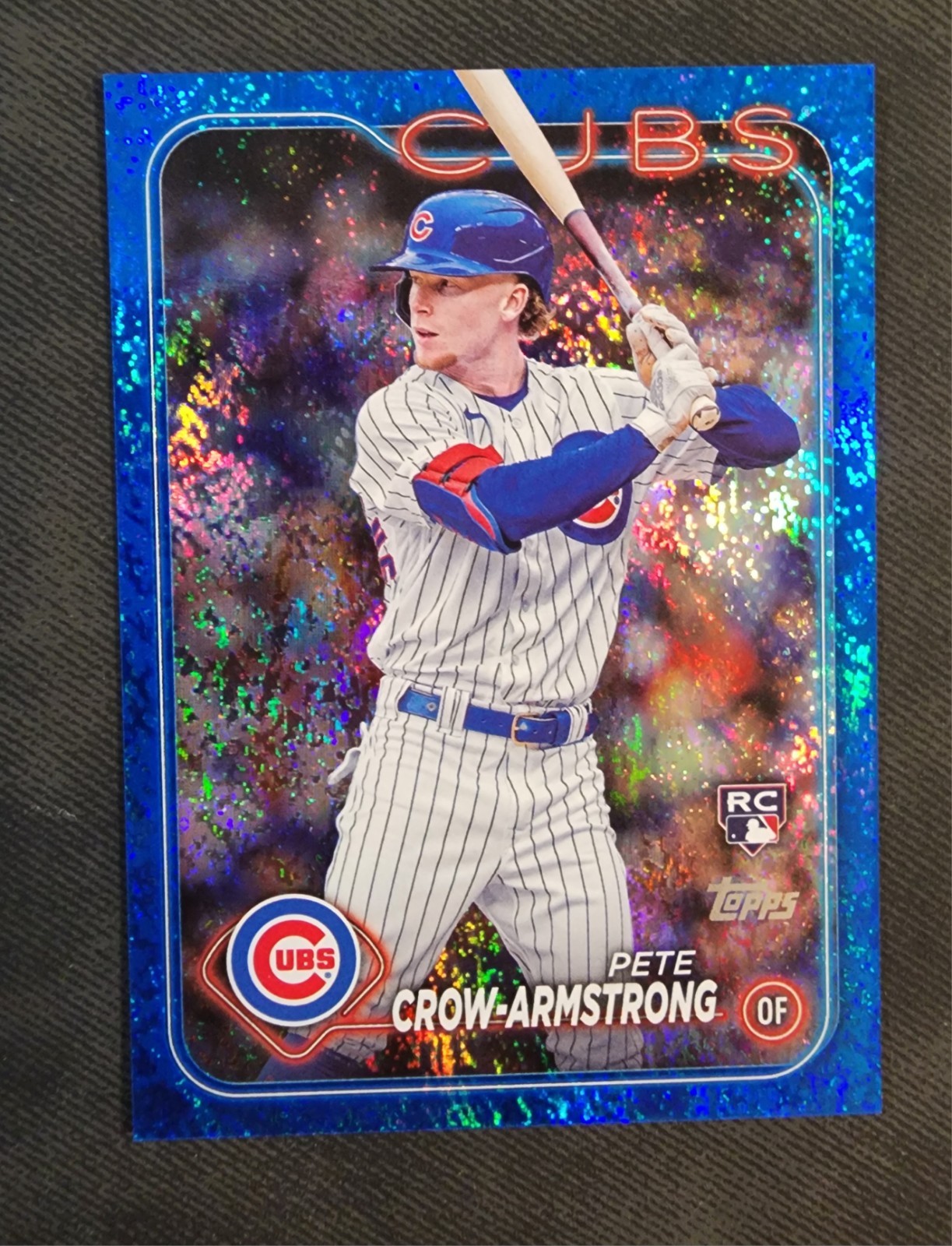 Pete Crow-Armstrong 2024 Topps Series 2 Blue Foil RC #407 /999