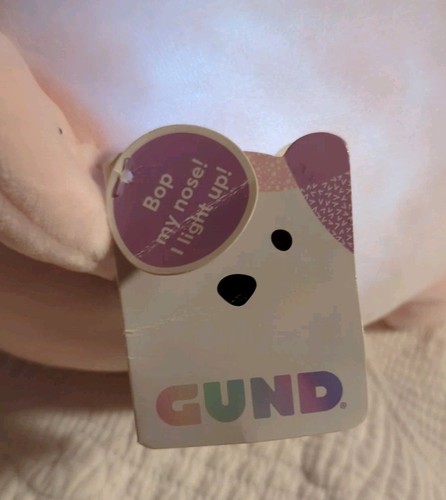 GUND Pink Glow Bop Cat Bop # 6063374 New With Tags 11" - Picture 6 of 9