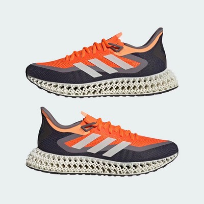 Adidas 4DFWD 2 Running Shoe's Impact Orange Black Gray Men's GY8421 Size 9.5 US