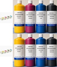 8 x DYE SUBLIMATION INK FOR EPSON SureColor F6200 F7200 F9200 F9370 8 CHIPS
