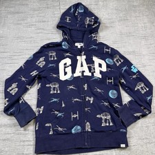 GAP Star Wars Hoodie Sweatshirt Size XL kids Blue